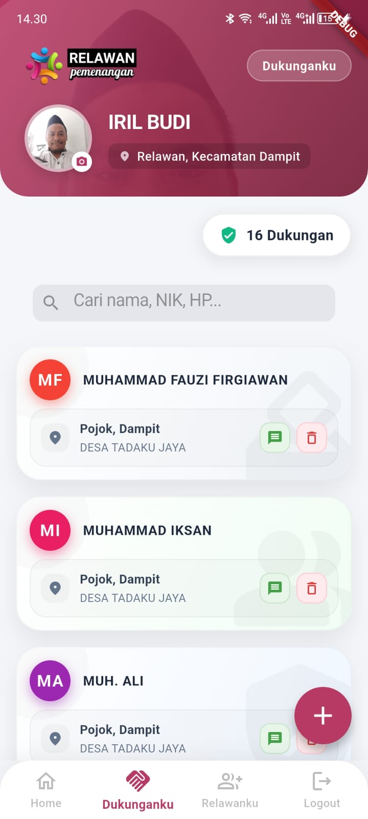 Tampilan Aplikasi Android 5